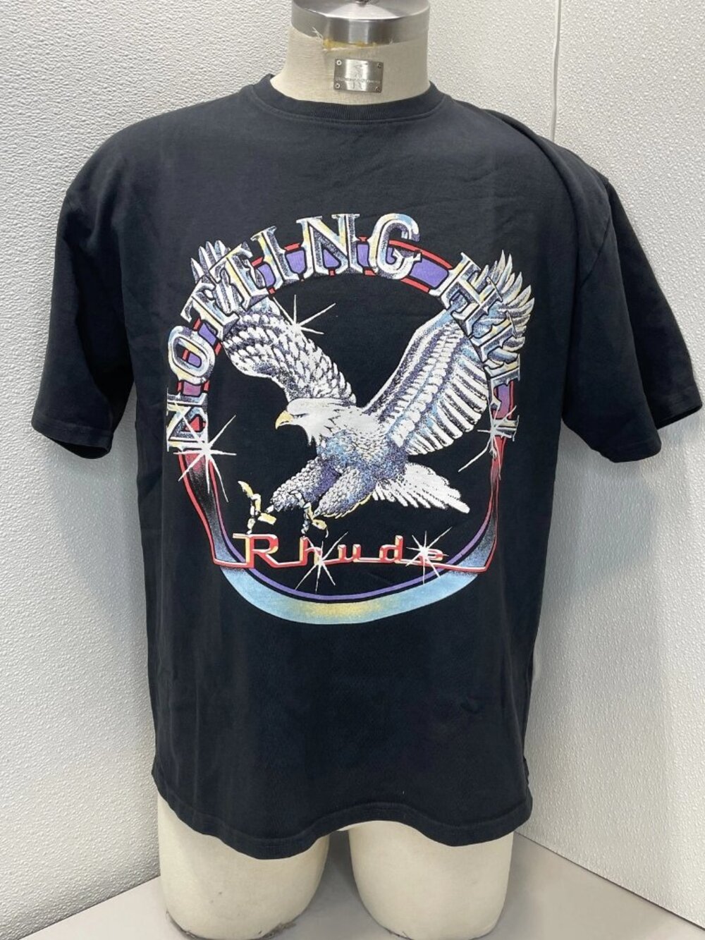 Rhude Men's T-Shirt Notting Hill Eagle Tee Size M Black